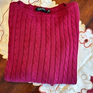 Like New!!! Lauren Ralph Lauren Cableknit Sweater